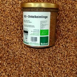 Dinkel Naturkeimlinge im Glas